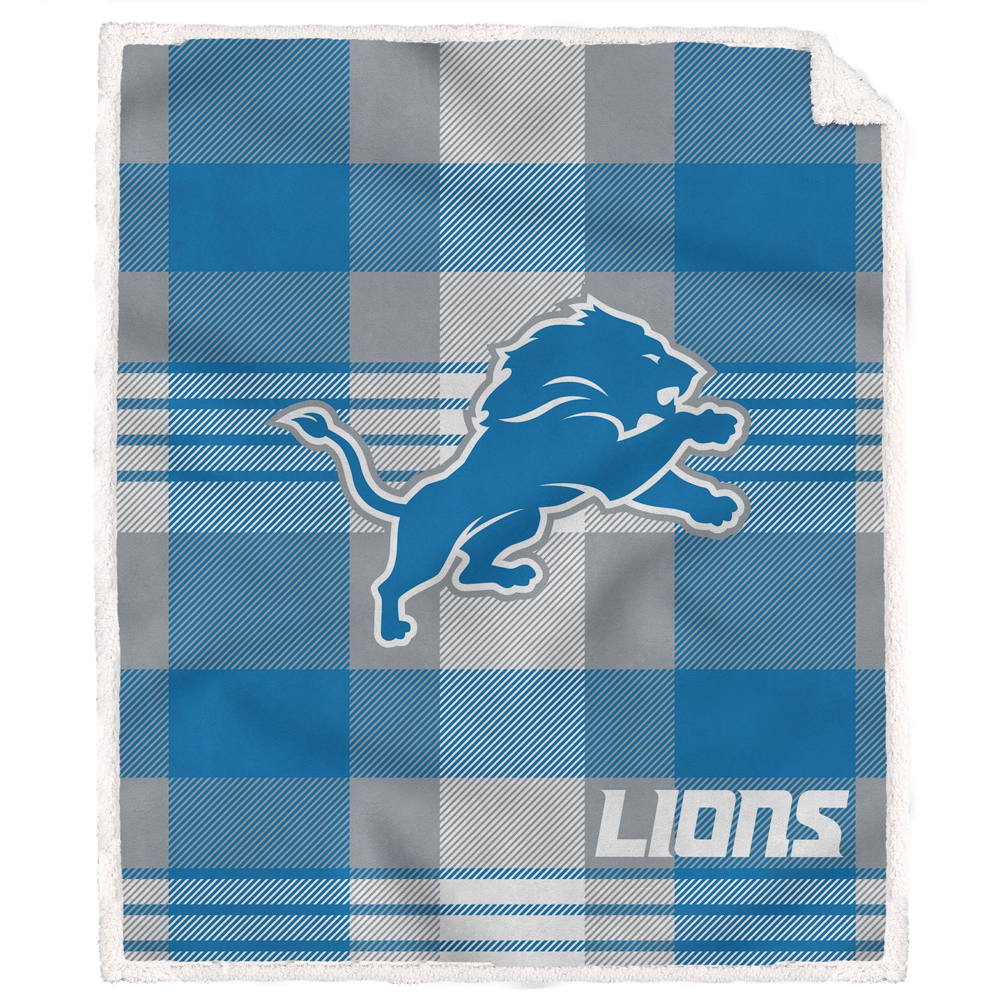 NFL Team Classic Plaid Sherpa Blanket