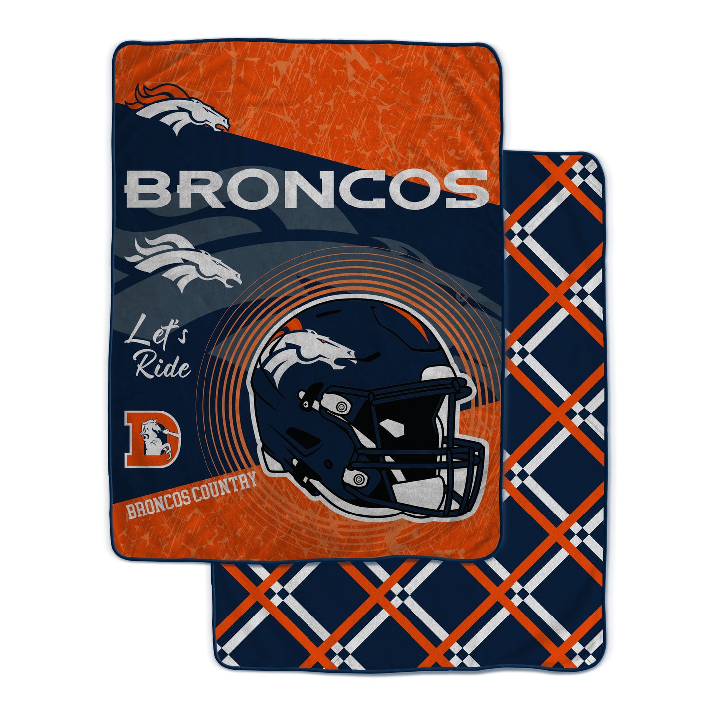 NFL Team Helmet Oversized Fleece Blanket