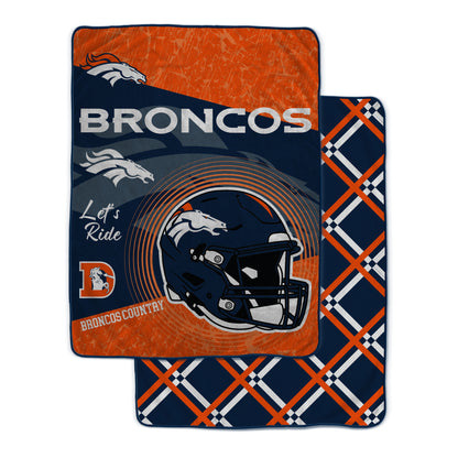 NFL Team Helmet Oversized Fleece Blanket