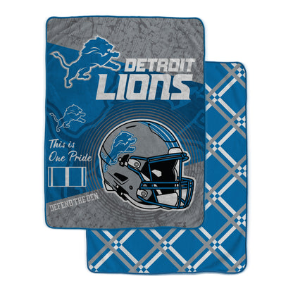 NFL Team Helmet Oversized Fleece Blanket