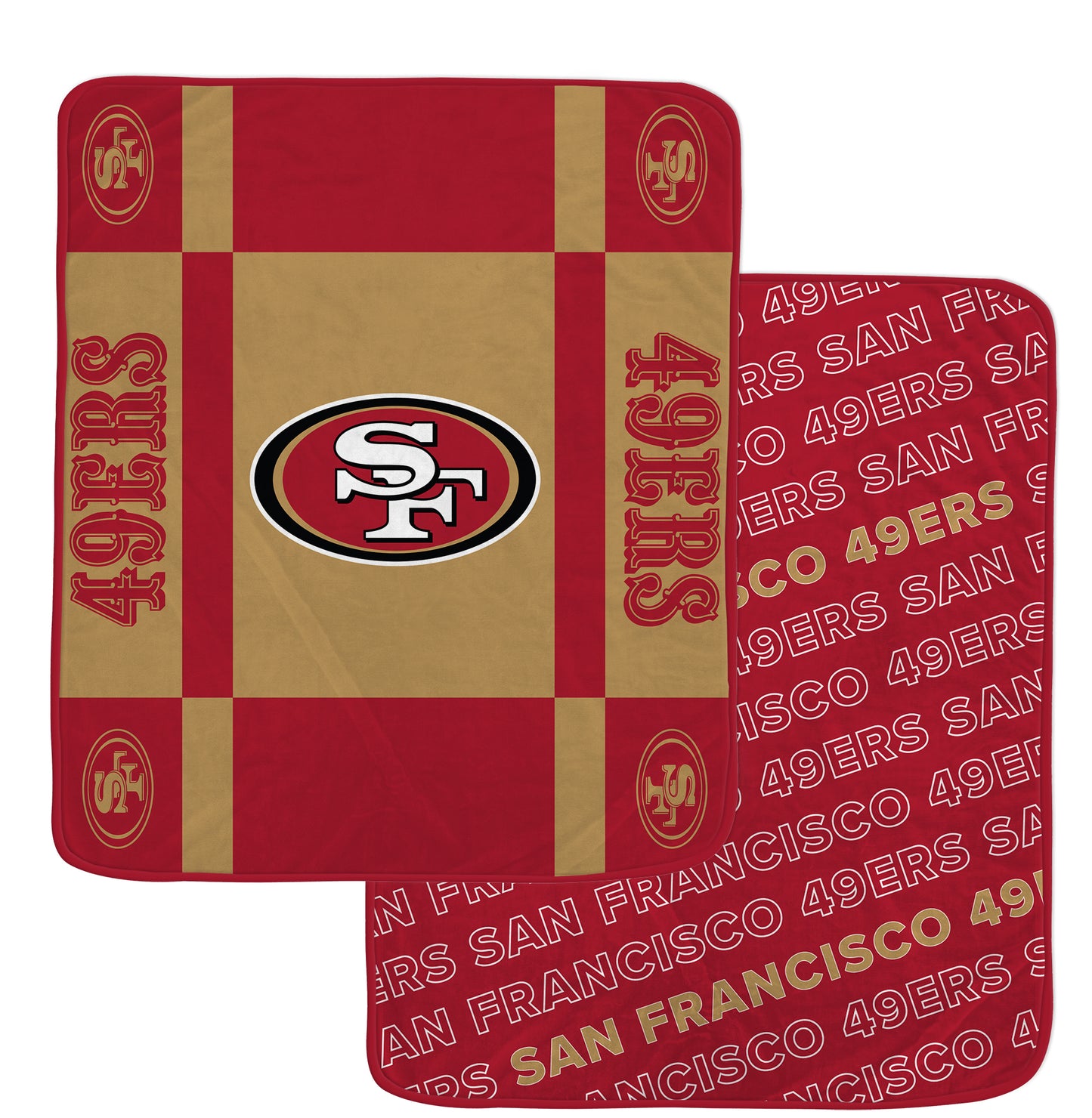 NFL Team Reversible Logo Fleece Throw