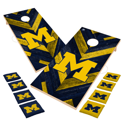 College Team 2x4 Solid Wood Cornhole Game