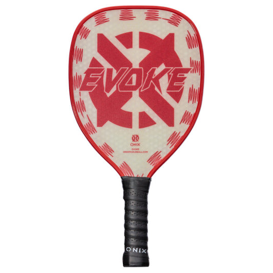 ONIX Composite Evoke Tear Drop Pickleball Paddle - Red