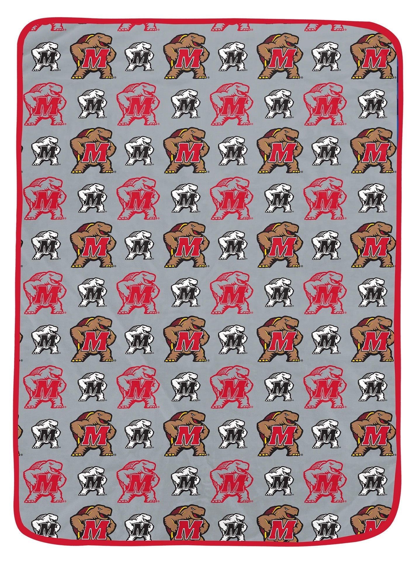NCAA Repeating Logo Blanket