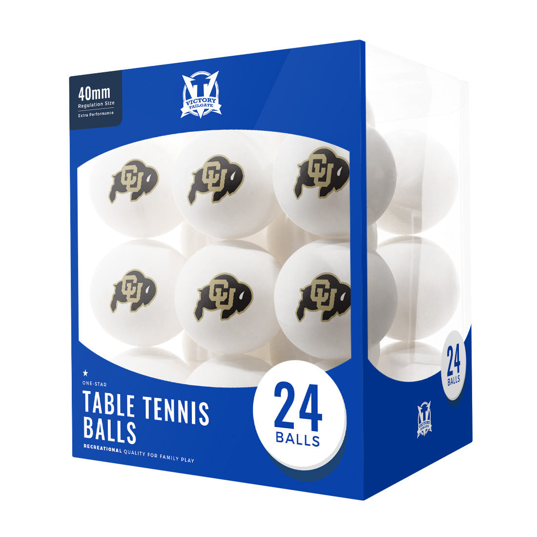 College Team Ping Pong Balls (24-Pack)