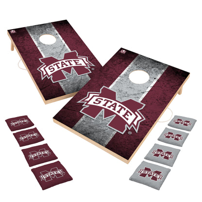 College Team 2x3 Solid Wood Cornhole Game