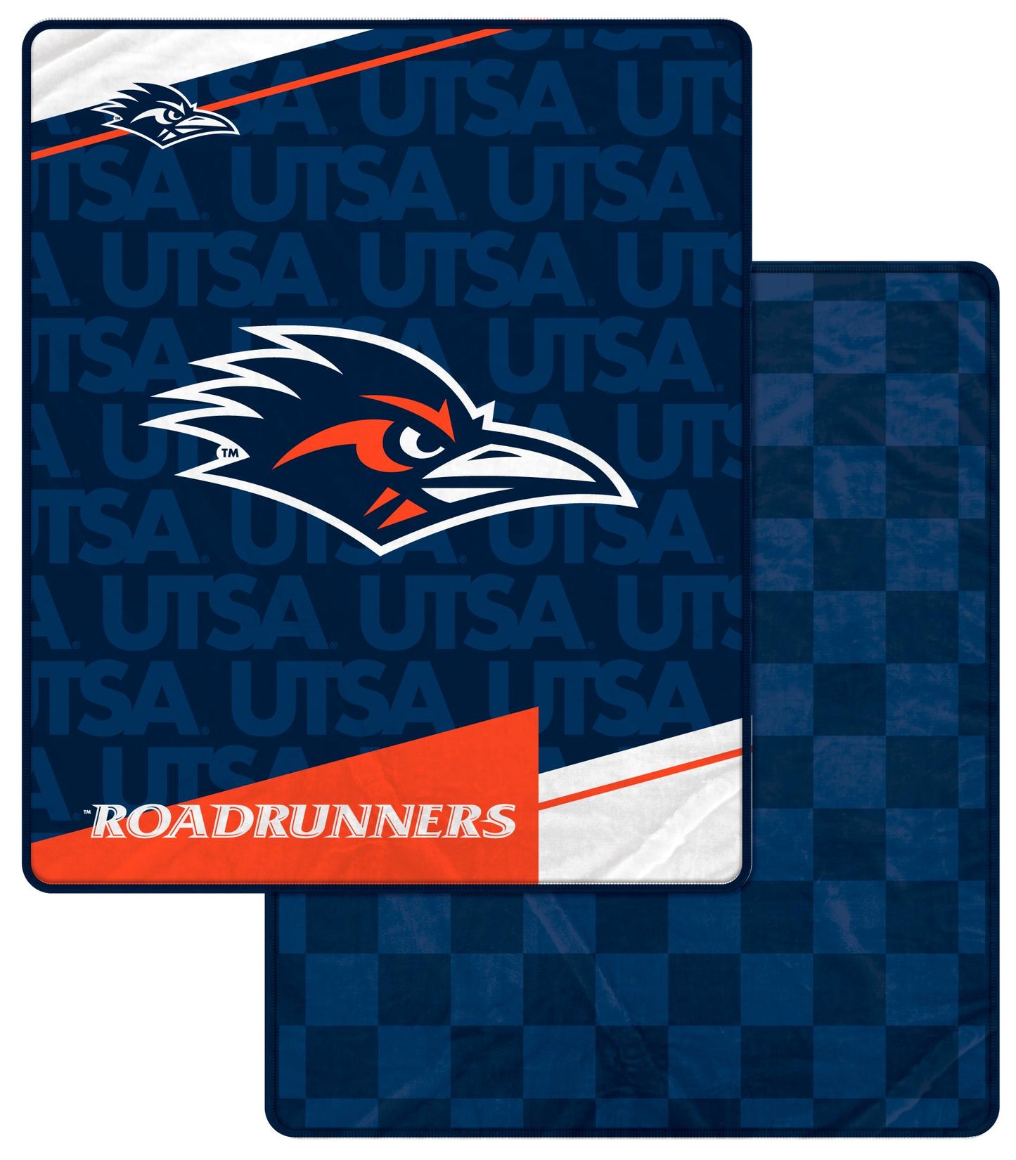 NCAA Checkers Logo Blanket