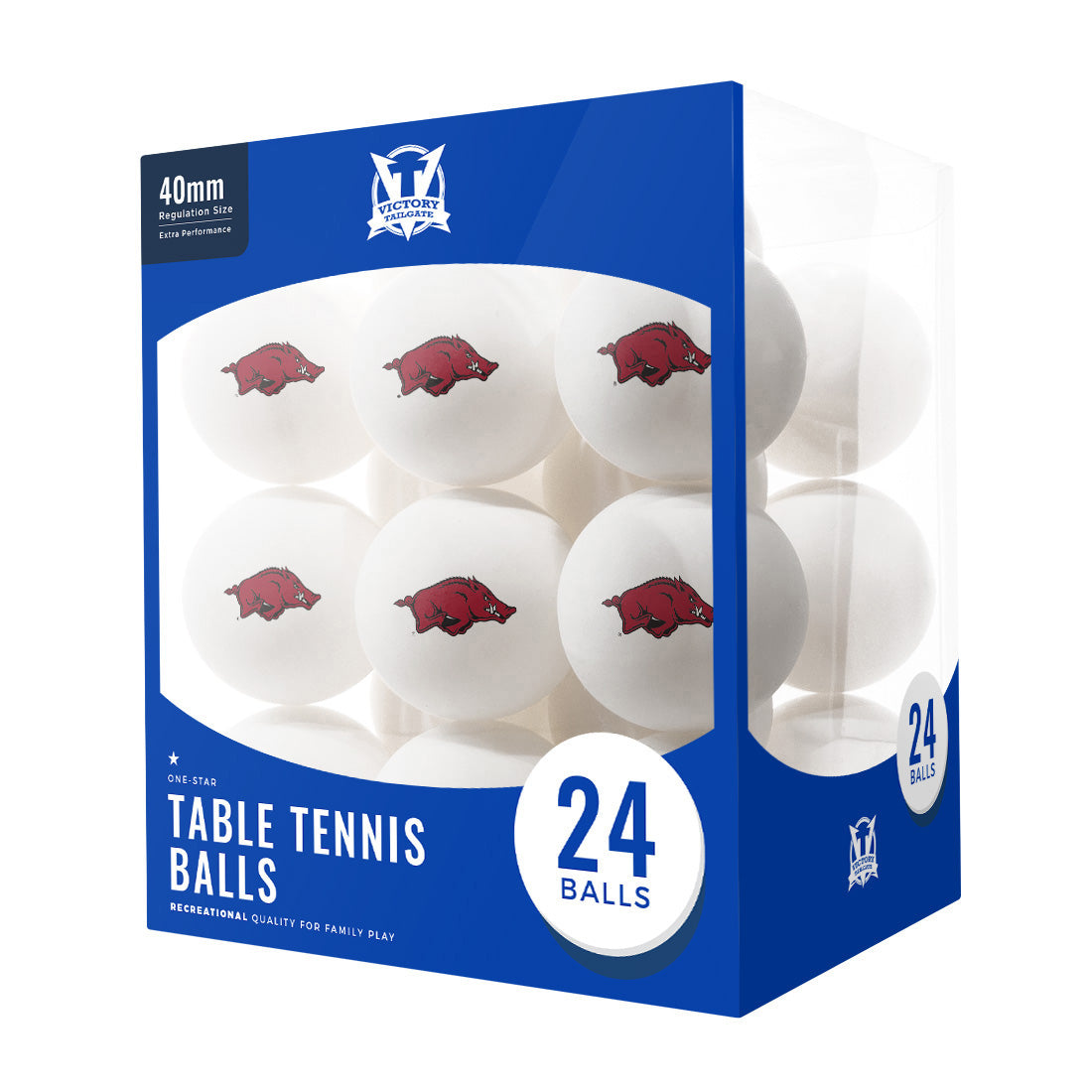 College Team Ping Pong Balls (24-Pack)