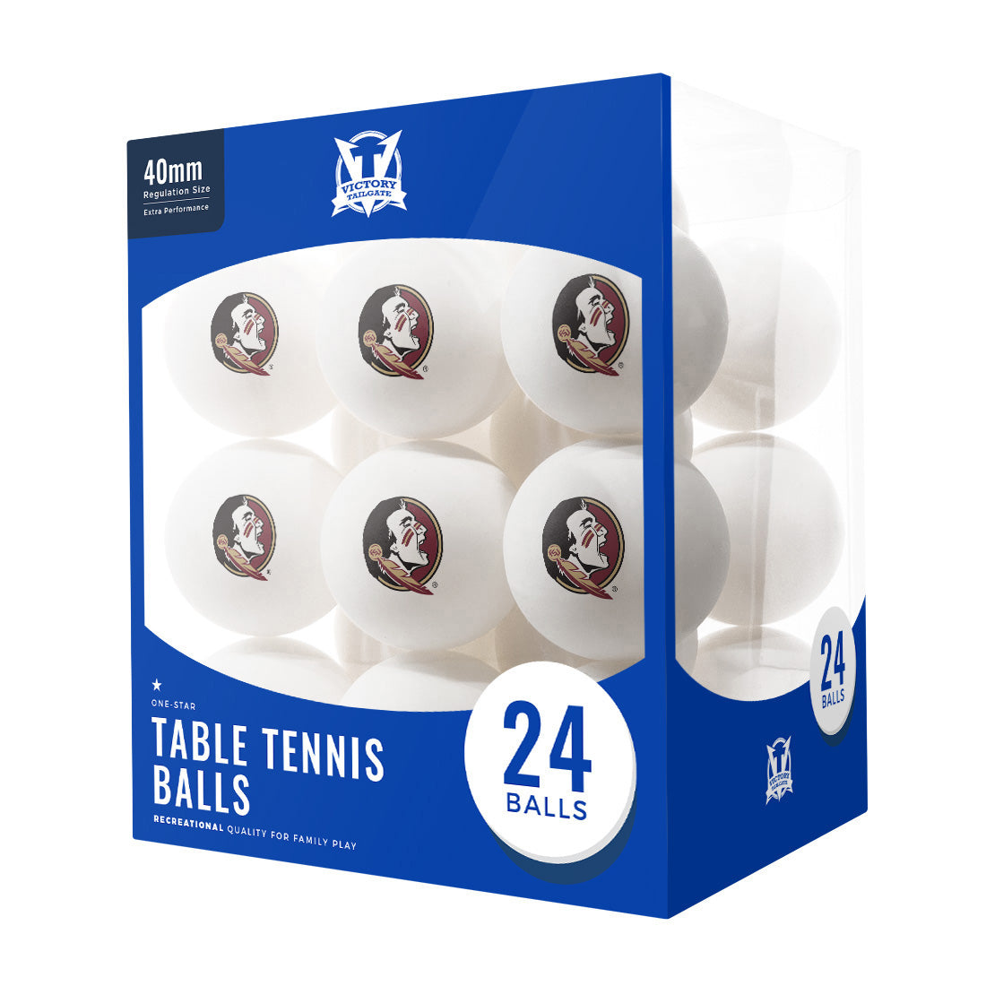 Florida State Seminoles Ping Pong Balls (24-Pack)