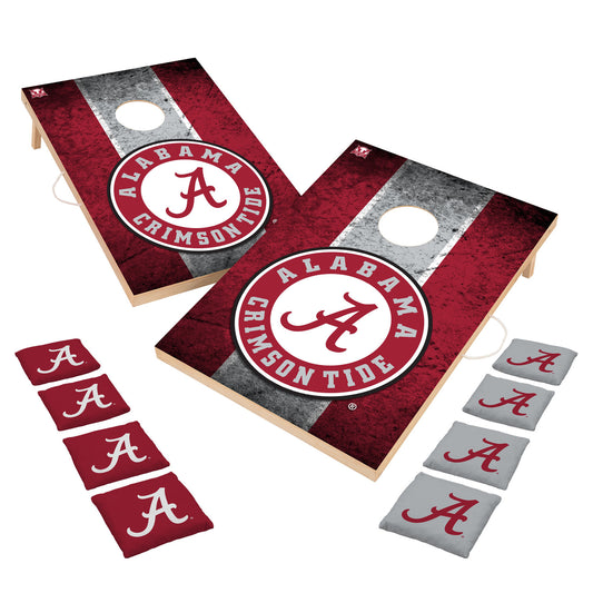 Alabama Crimson Tide 2x3 Solid Wood Cornhole Game
