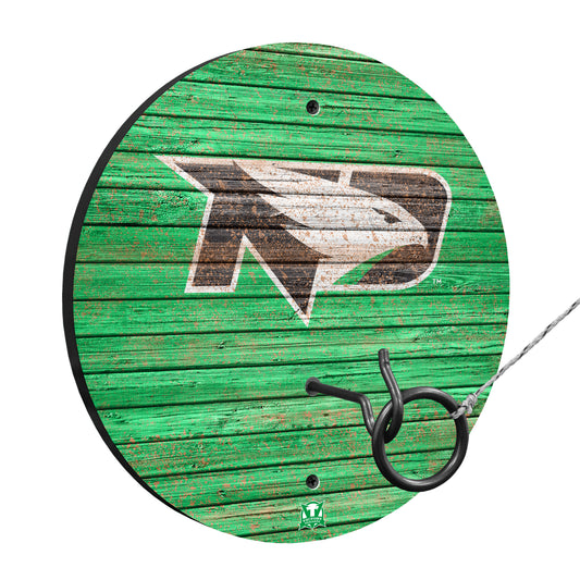 North Dakota Fighting Hawks Hook & Ring Wall Game