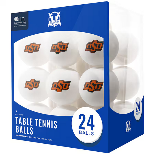 Oklahoma State Cowboys Ping Pong Balls (24-Pack)