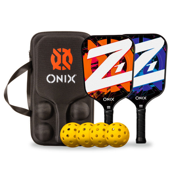 ONIX Z1 Pickleball Starter Kit - Red & Blue