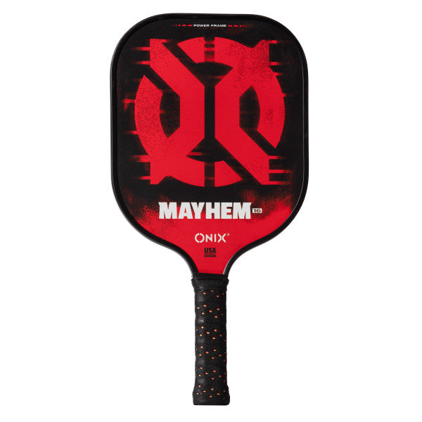 ONIX Mayhem Composite Pickleball Paddle - 16 mm - Orange/Black