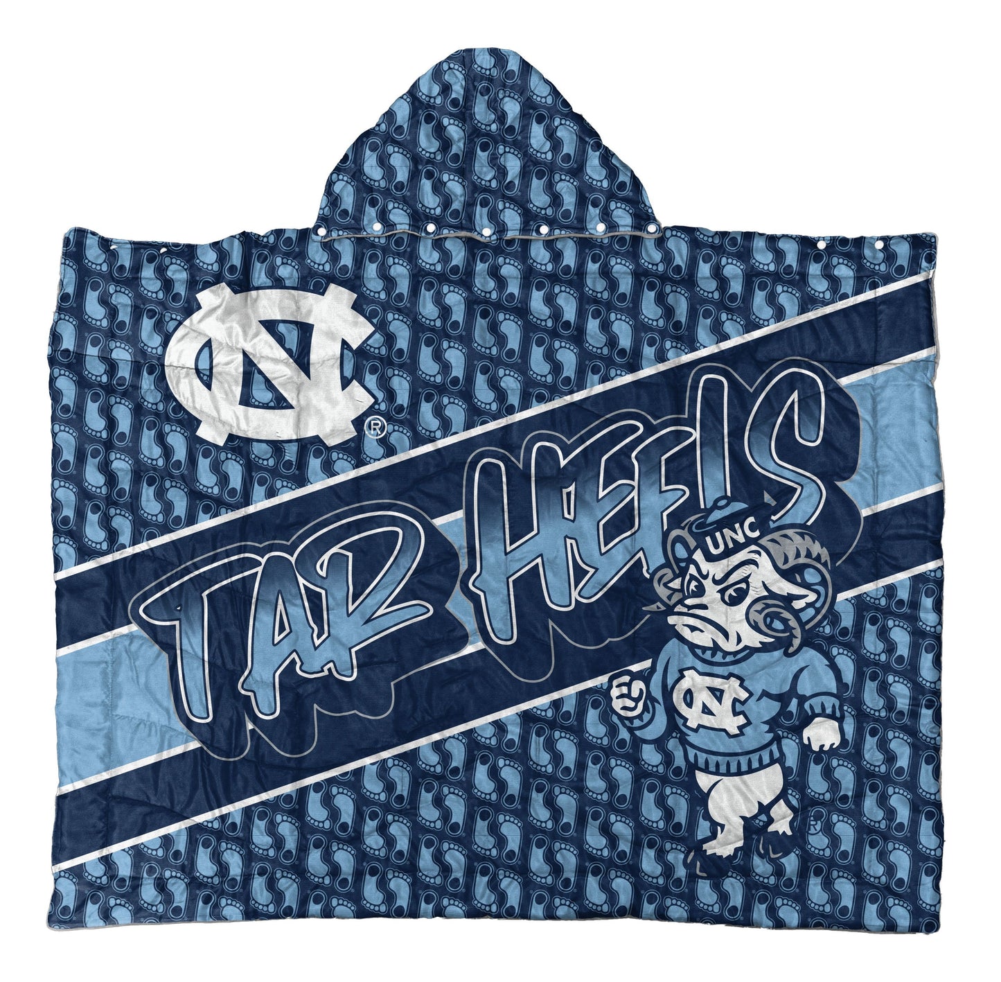 NCAA Hooded Cozy Cape Blanket