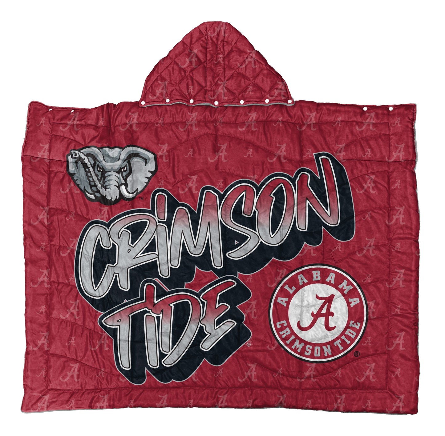 NCAA Hooded Cozy Cape Blanket