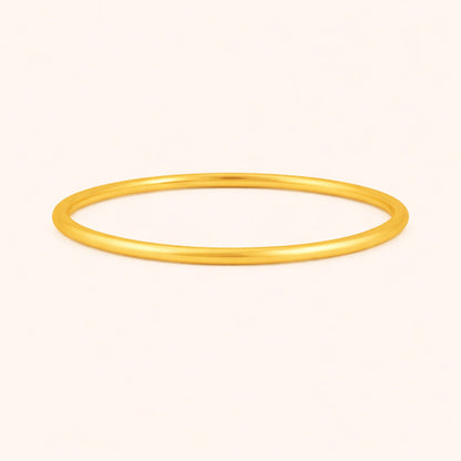 14k Gold Thin Wedding Band Ring (TEST)