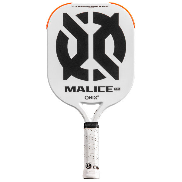 ONIX Malice Open Throat Composite Pickleball Paddle - 16 mm - White