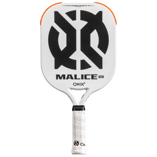 ONIX Malice Open Throat Composite Pickleball Paddle - 16 mm - White