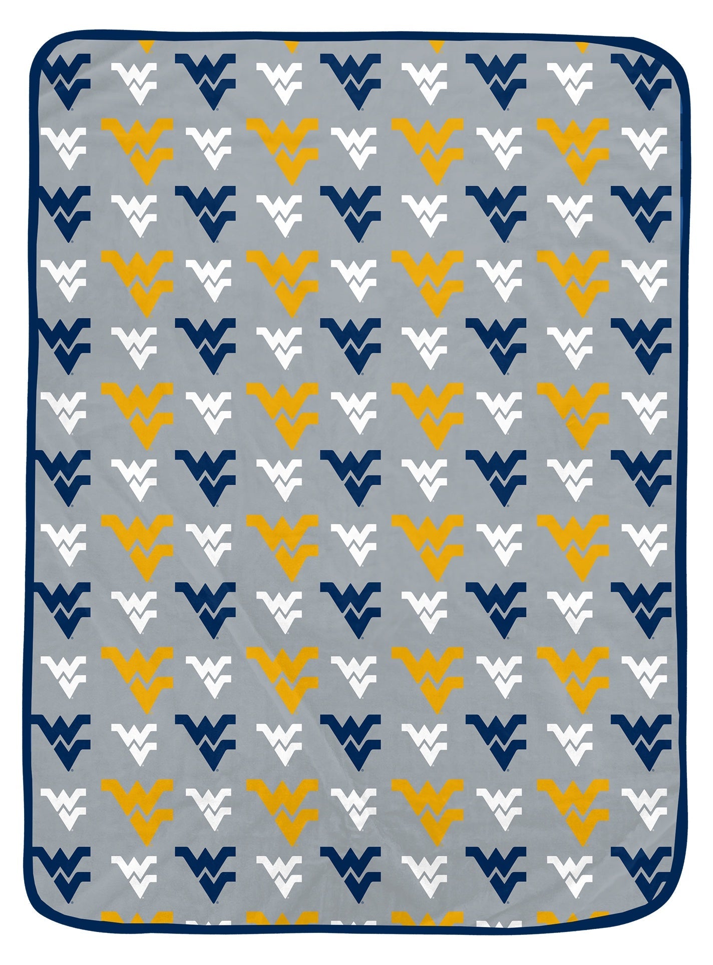 NCAA Repeating Logo Blanket