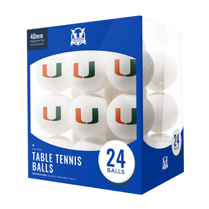 College Team Ping Pong Balls (24-Pack)