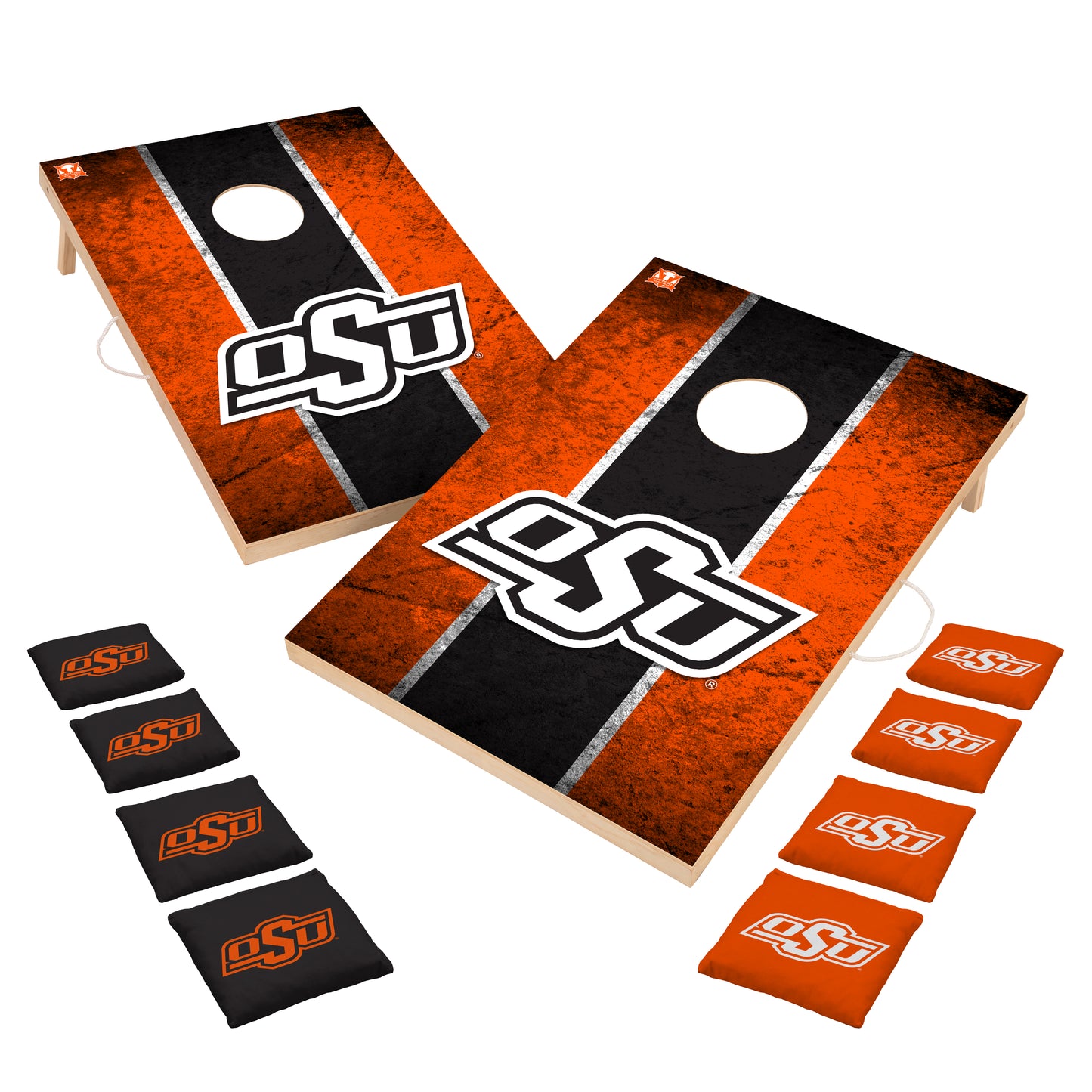 College Team 2x3 Solid Wood Cornhole Game